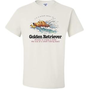 Golden Retriever Swim Tee(White)