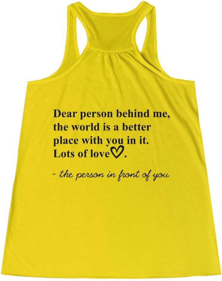 imageBetter Place with You in It Racerback TankNeon Yellow