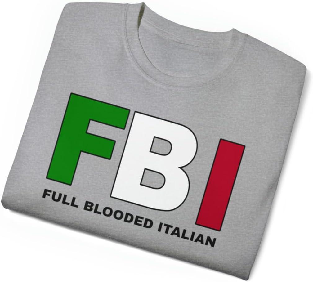 imageFBI Full Blooded Italians Italian TShirtSport Grey