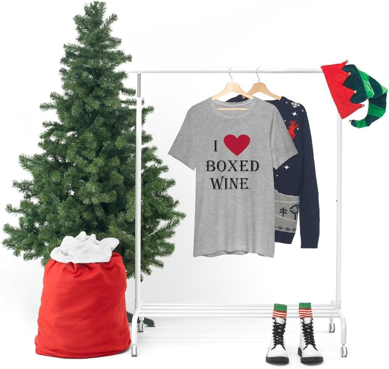 imageI Love Boxed Wine Unisex Jersey Short Sleeve TeeAthletic Heather