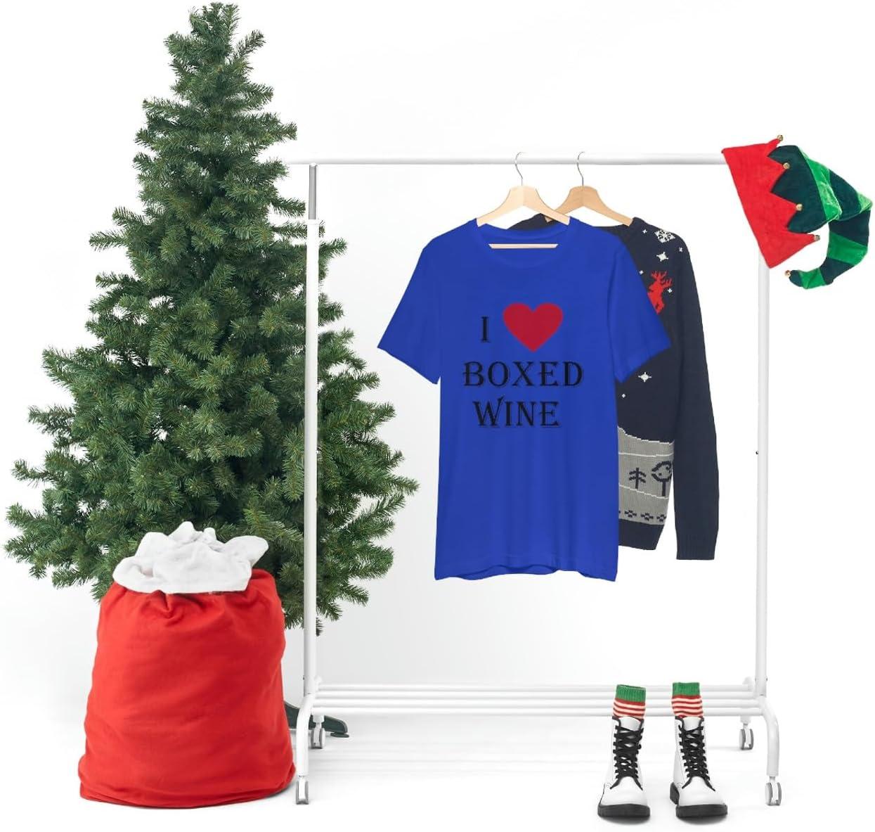imageI Love Boxed Wine Unisex Jersey Short Sleeve TeeTrue Royal