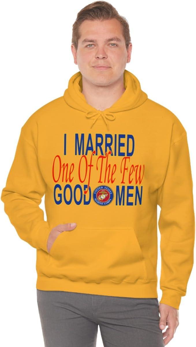 imageI Married One Of The Few Good Men HoodieGold