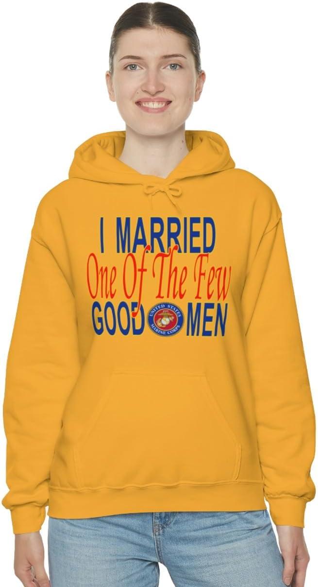 imageI Married One Of The Few Good Men HoodieGold
