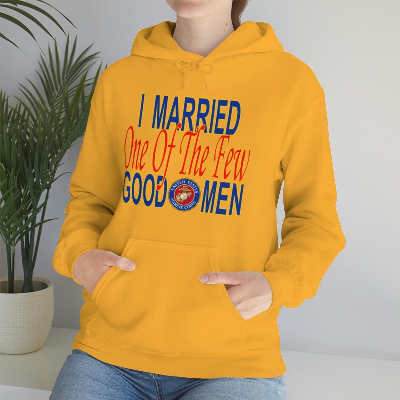 imageI Married One Of The Few Good Men HoodieGold