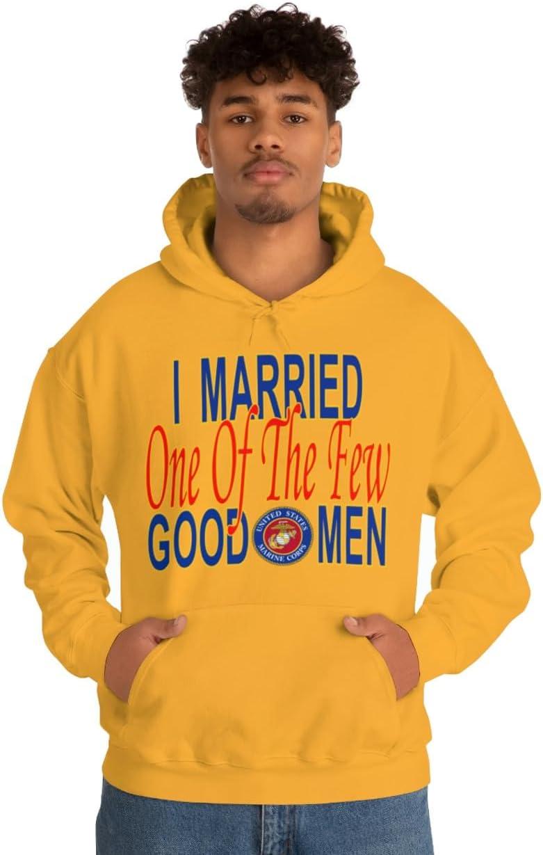 imageI Married One Of The Few Good Men HoodieGold