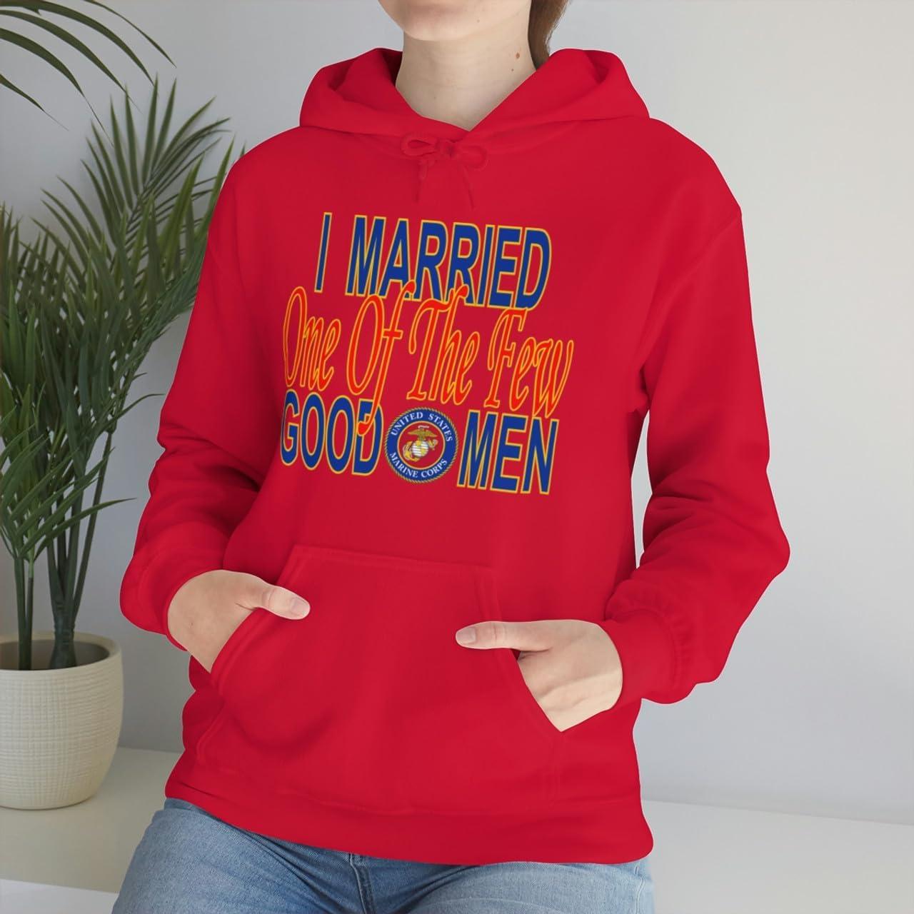 imageI Married One Of The Few Good Men HoodieRed