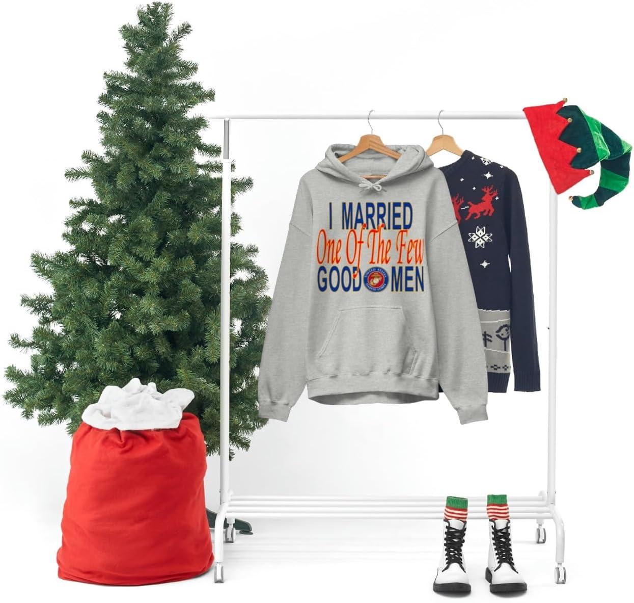 imageI Married One Of The Few Good Men HoodieSport Grey