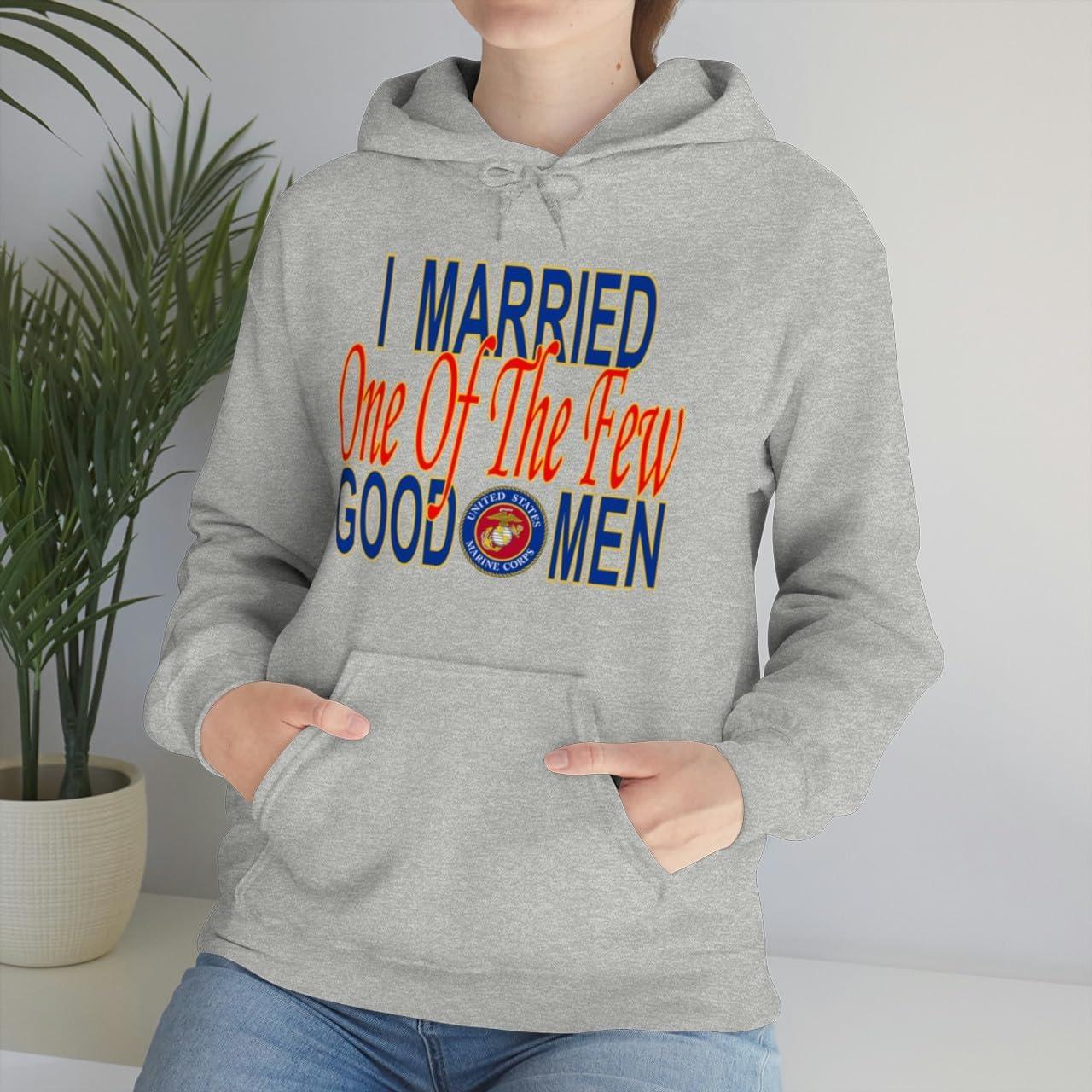 imageI Married One Of The Few Good Men HoodieSport Grey