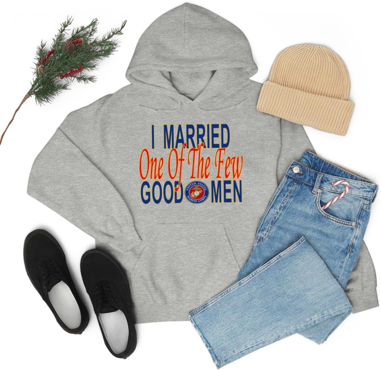 imageI Married One Of The Few Good Men HoodieSport Grey
