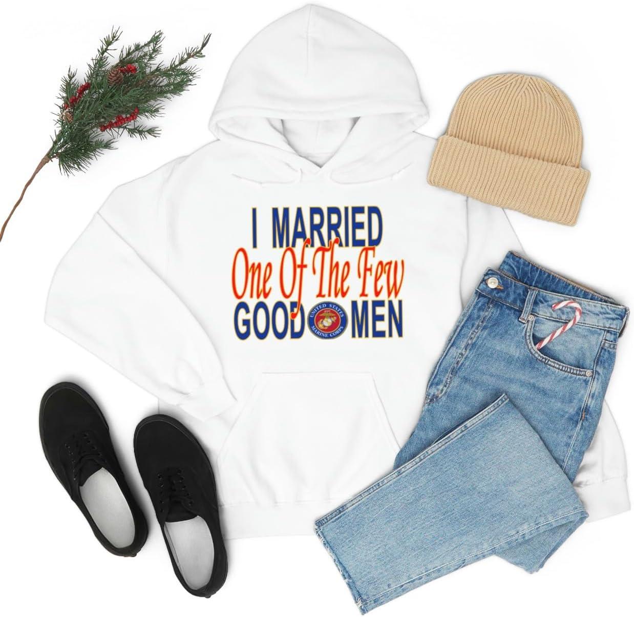 imageI Married One Of The Few Good Men HoodieWhite