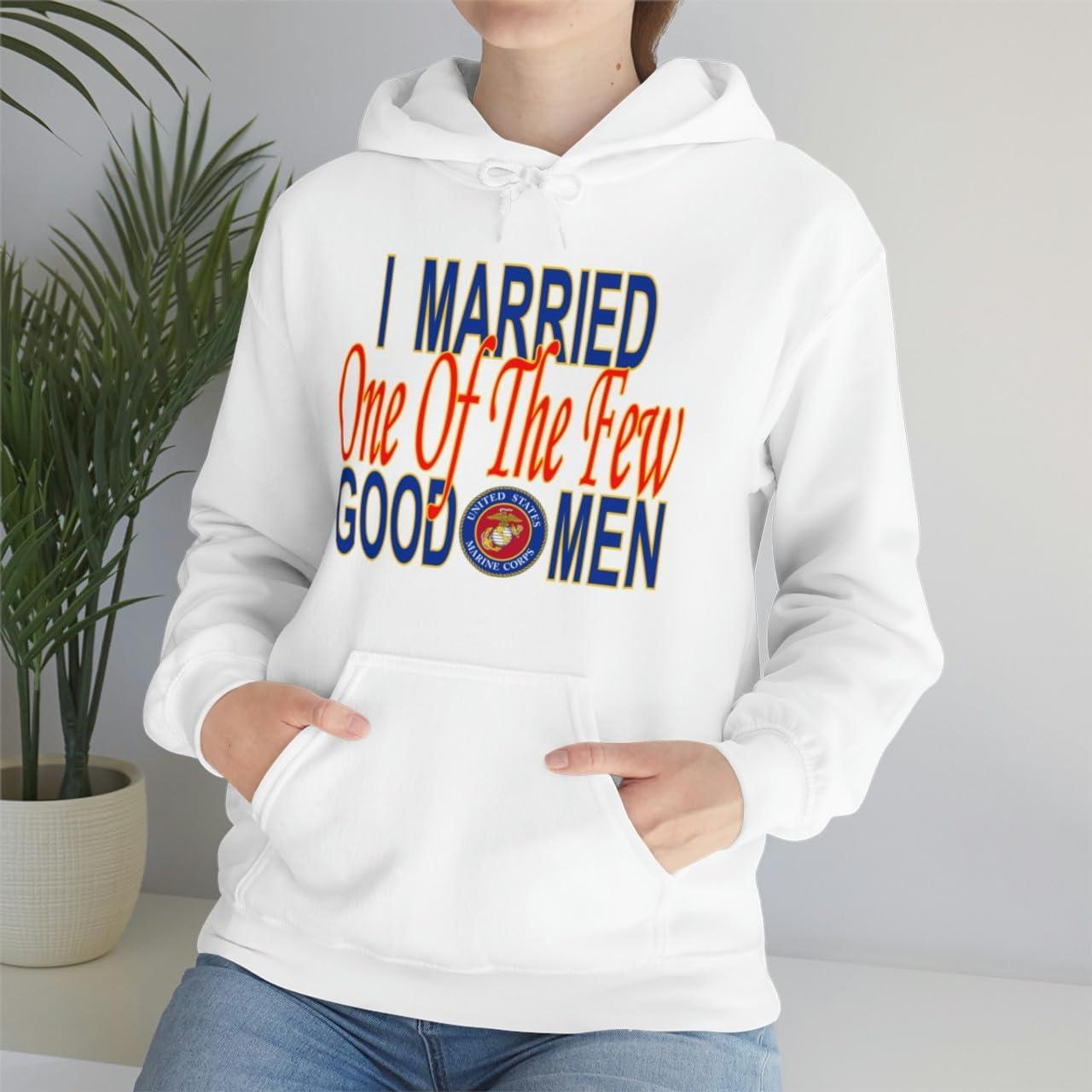 imageI Married One Of The Few Good Men HoodieWhite