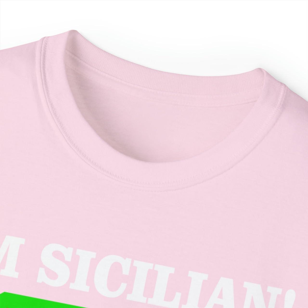 imageIm Sicilian Whats Your Super Power TShirtLight Pink