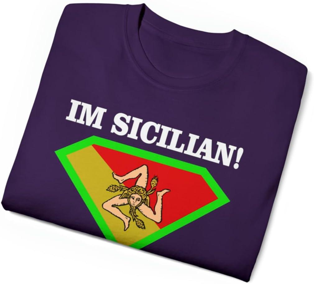 imageIm Sicilian Whats Your Super Power TShirtPurple