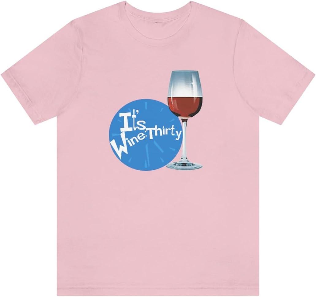 imageIts Wine Thirty Unisex Jersey Short Sleeve TeePink