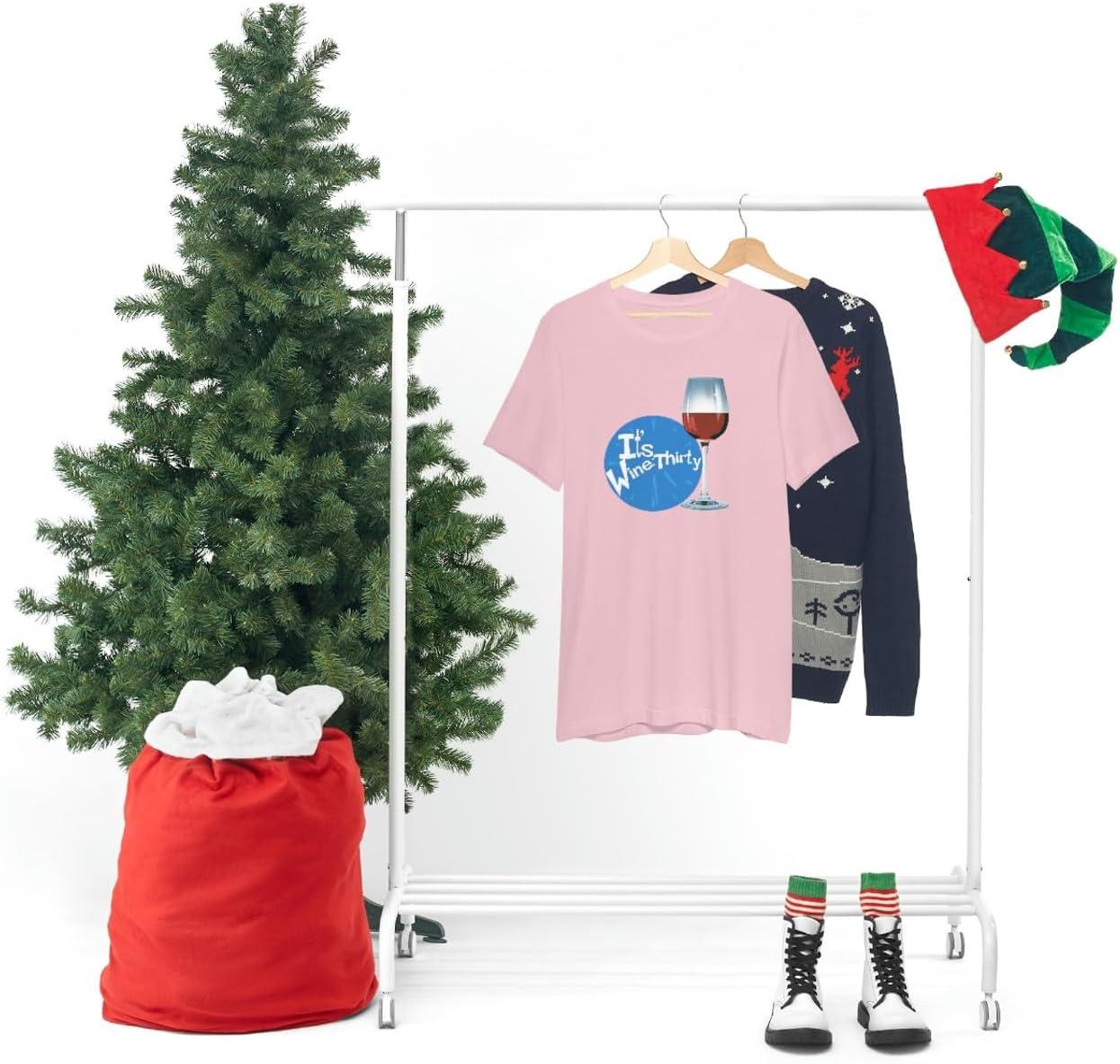 imageIts Wine Thirty Unisex Jersey Short Sleeve TeePink