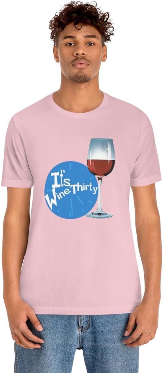imageIts Wine Thirty Unisex Jersey Short Sleeve TeePink