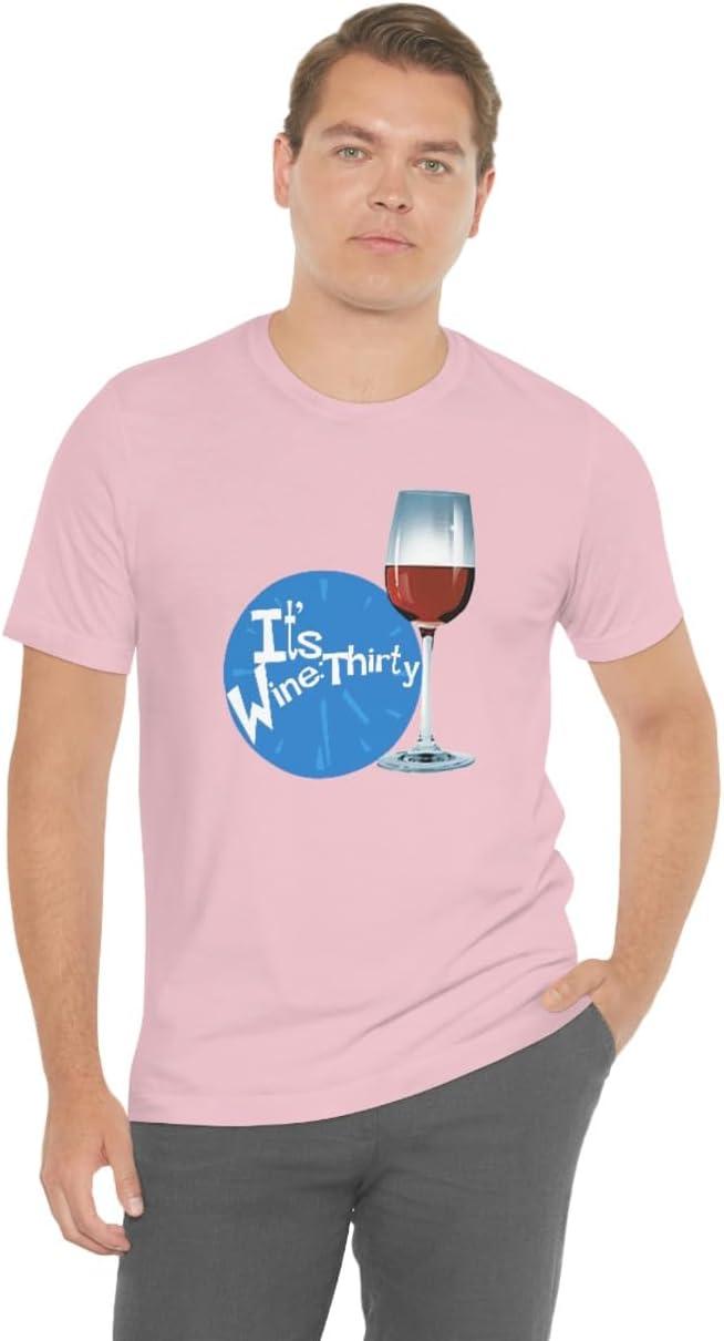 imageIts Wine Thirty Unisex Jersey Short Sleeve TeePink