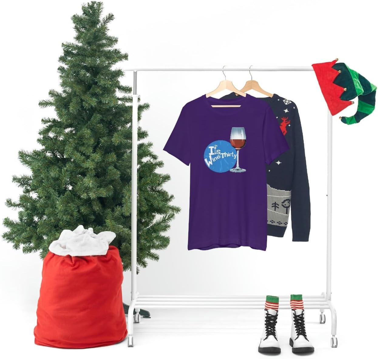 imageIts Wine Thirty Unisex Jersey Short Sleeve TeeTeam Purple