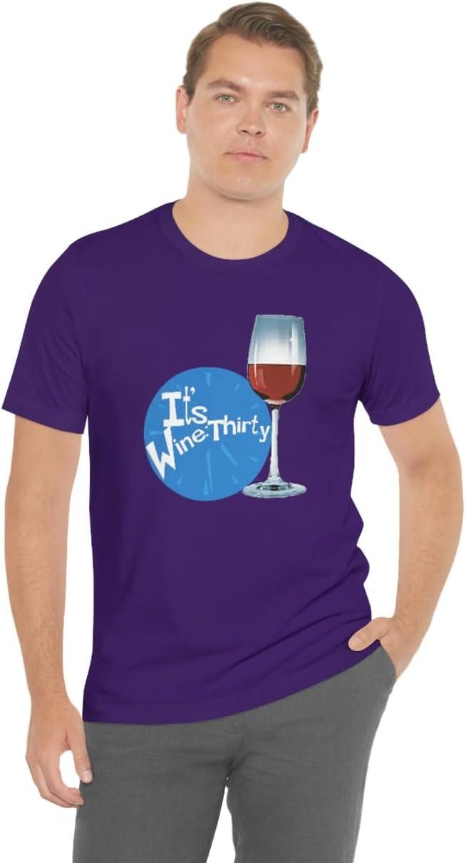imageIts Wine Thirty Unisex Jersey Short Sleeve TeeTeam Purple