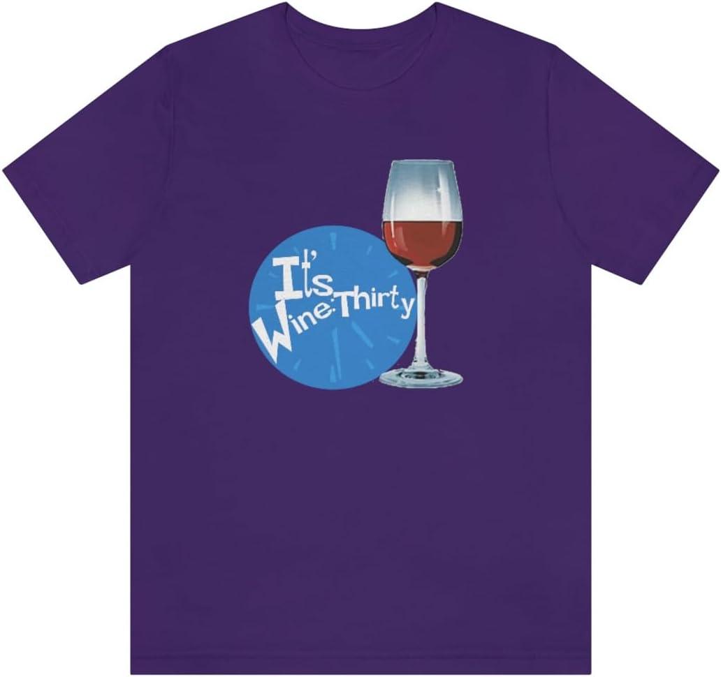imageIts Wine Thirty Unisex Jersey Short Sleeve TeeTeam Purple