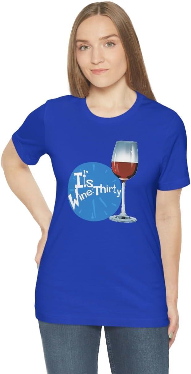 imageIts Wine Thirty Unisex Jersey Short Sleeve TeeTrue Royal