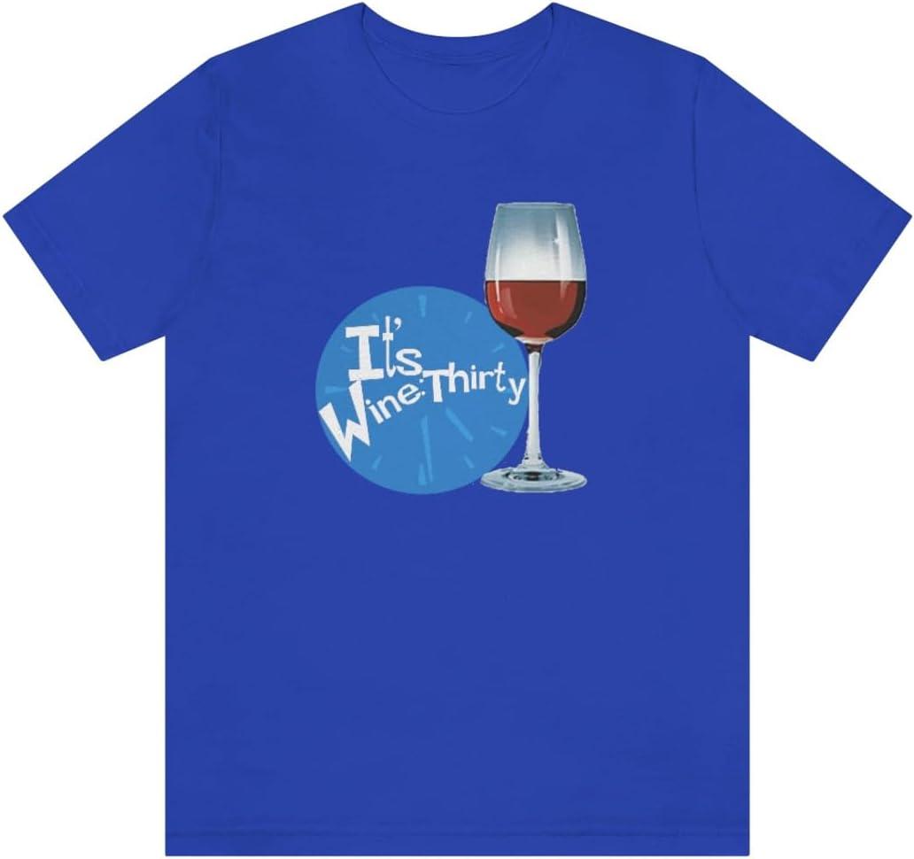 imageIts Wine Thirty Unisex Jersey Short Sleeve TeeTrue Royal
