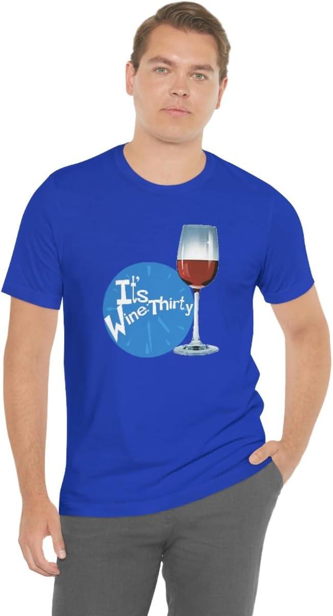 imageIts Wine Thirty Unisex Jersey Short Sleeve TeeTrue Royal