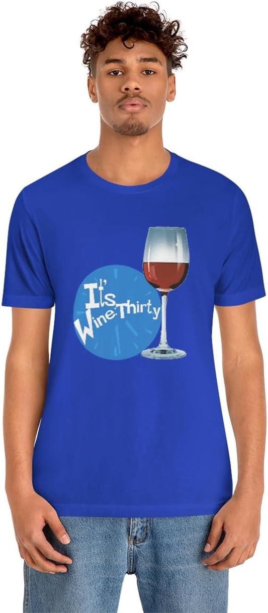 imageIts Wine Thirty Unisex Jersey Short Sleeve TeeTrue Royal