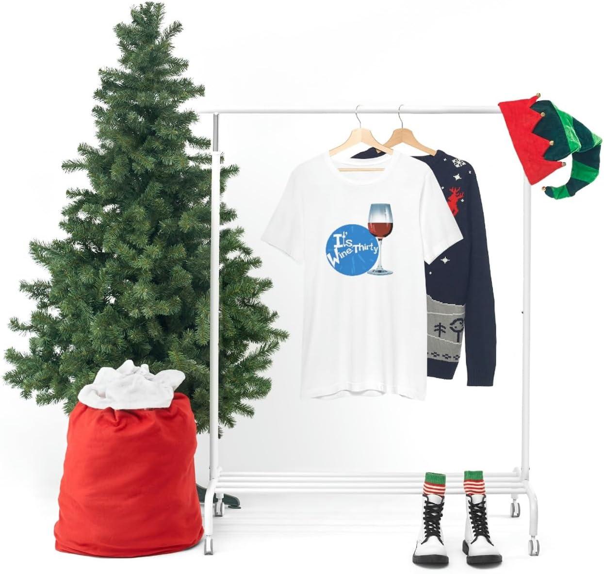 imageIts Wine Thirty Unisex Jersey Short Sleeve TeeWhite