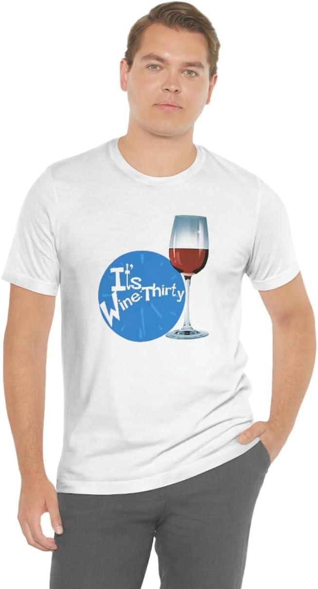 imageIts Wine Thirty Unisex Jersey Short Sleeve TeeWhite
