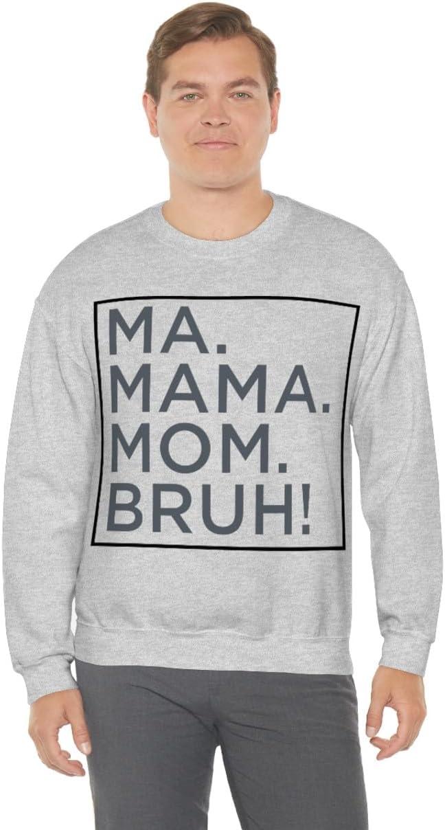 imageMa Mama Mom Bruh SweatshirtAsh