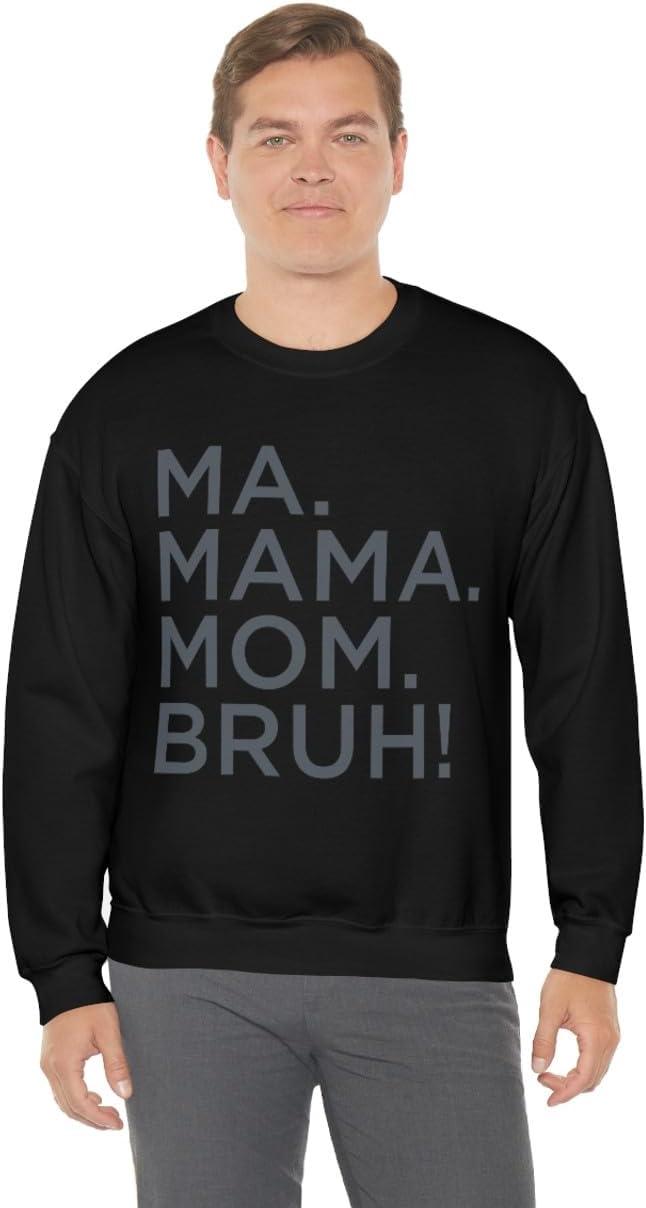 imageMa Mama Mom Bruh SweatshirtBlack