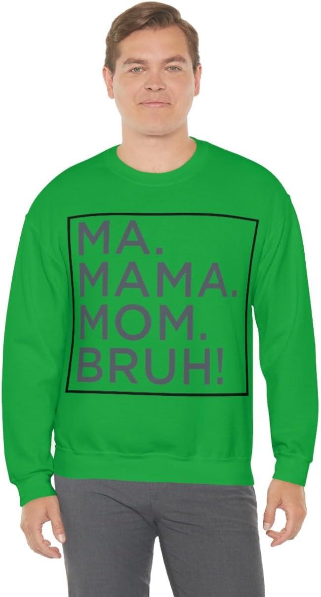 imageMa Mama Mom Bruh SweatshirtIrish Green