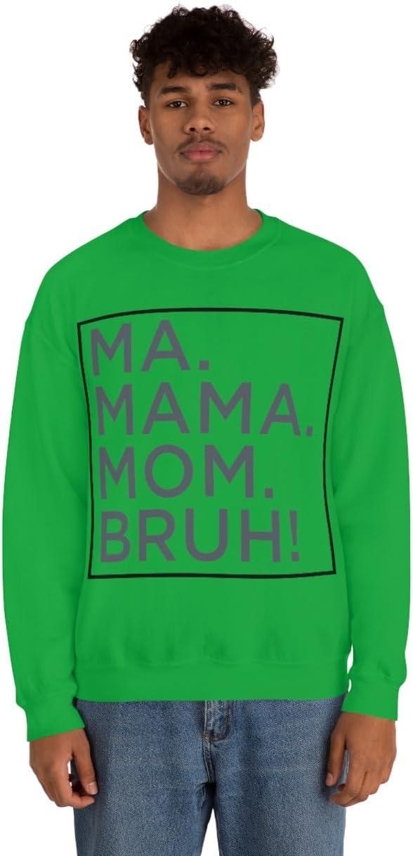 imageMa Mama Mom Bruh SweatshirtIrish Green