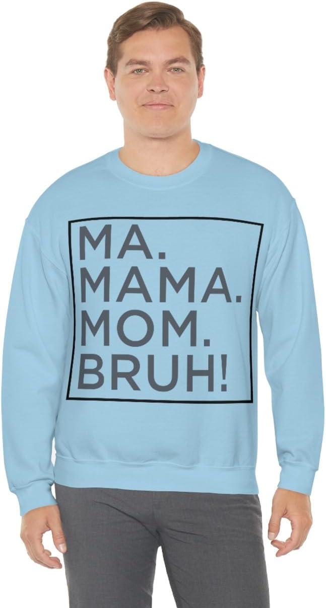 imageMa Mama Mom Bruh SweatshirtLight Blue