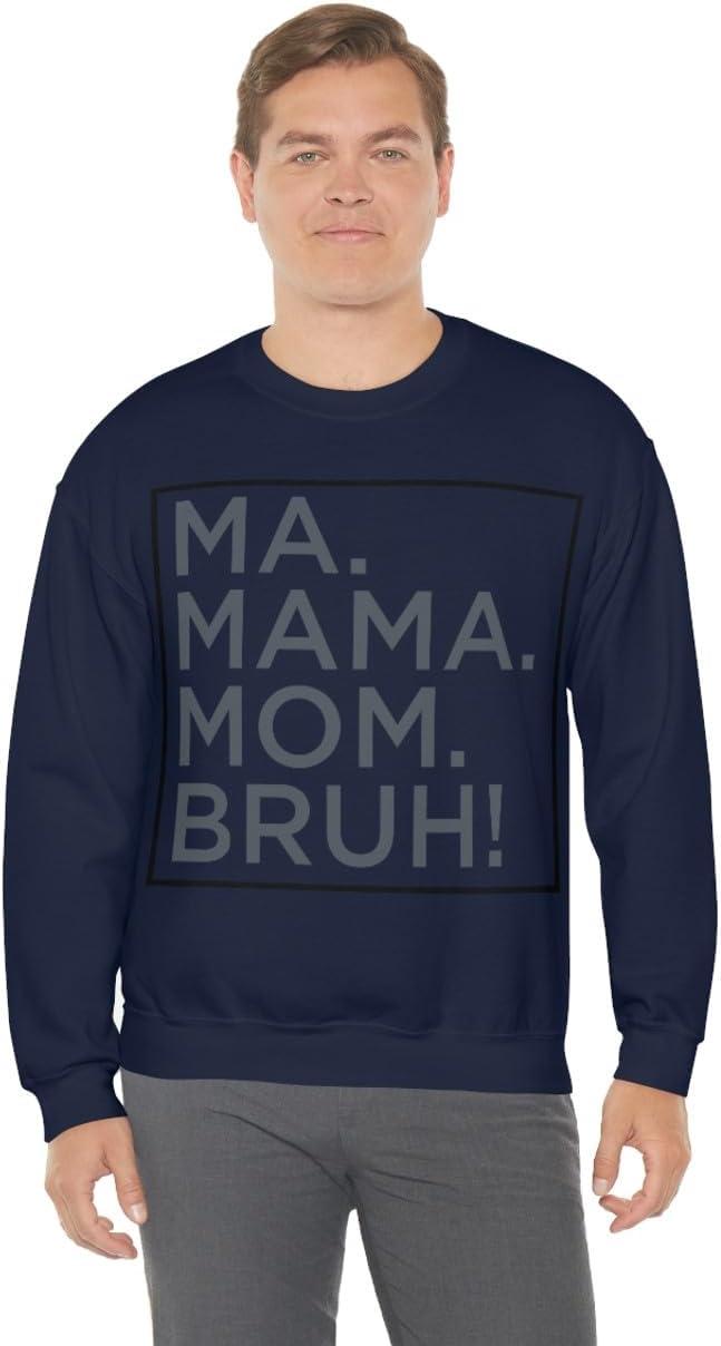 imageMa Mama Mom Bruh SweatshirtNavy