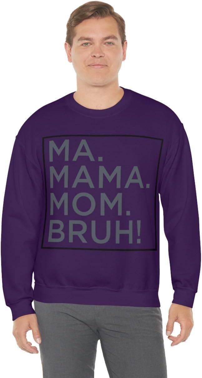 imageMa Mama Mom Bruh SweatshirtPurple