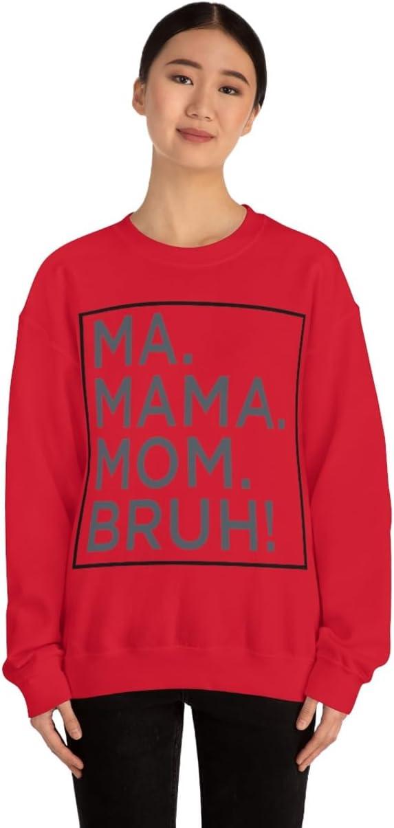imageMa Mama Mom Bruh SweatshirtRed