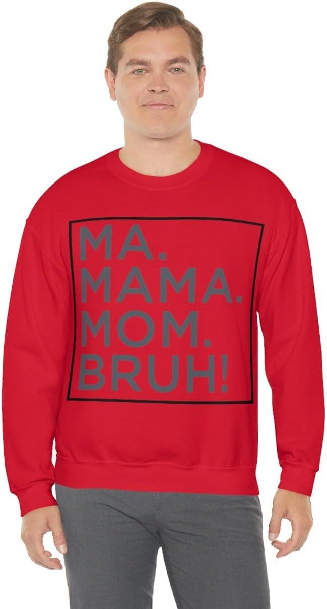 imageMa Mama Mom Bruh SweatshirtRed