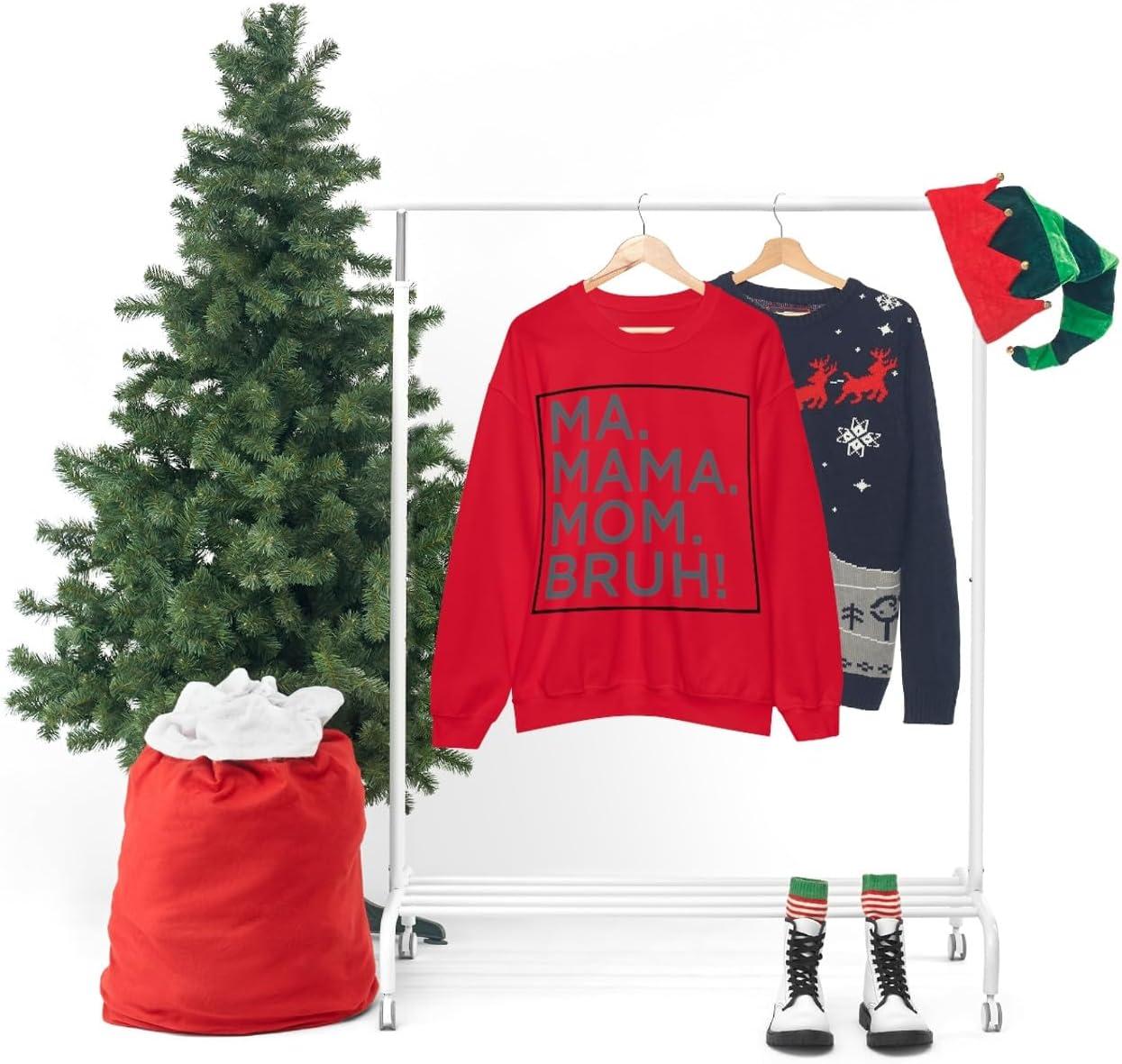 imageMa Mama Mom Bruh SweatshirtRed