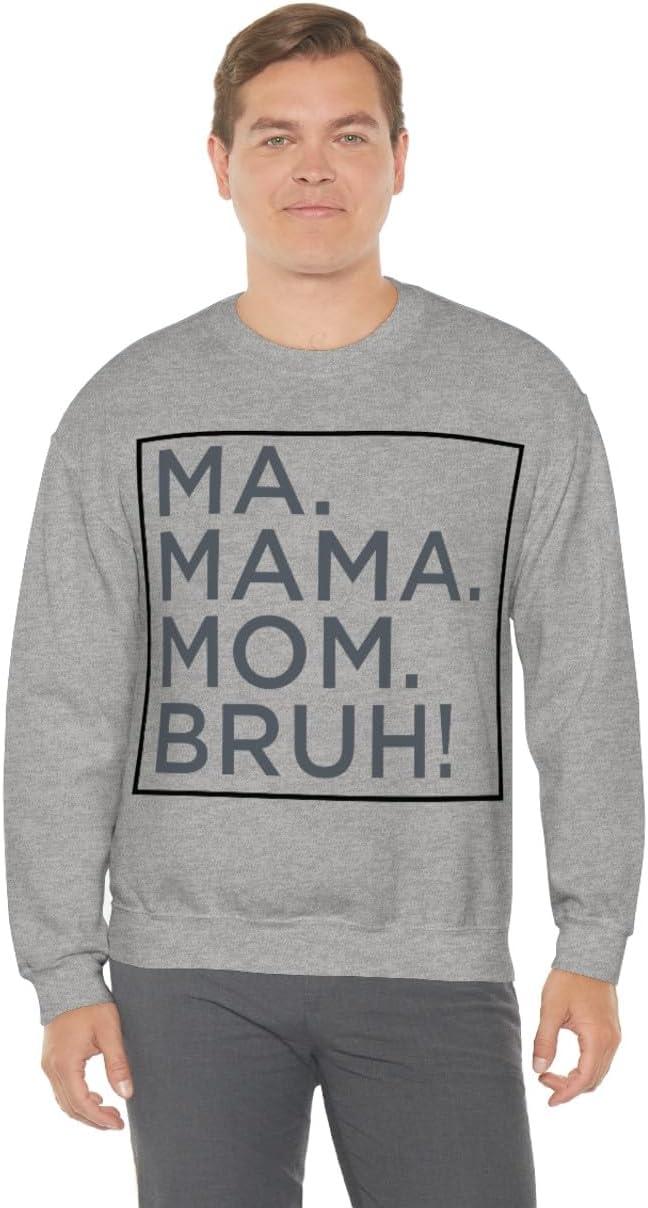 imageMa Mama Mom Bruh SweatshirtSport Grey
