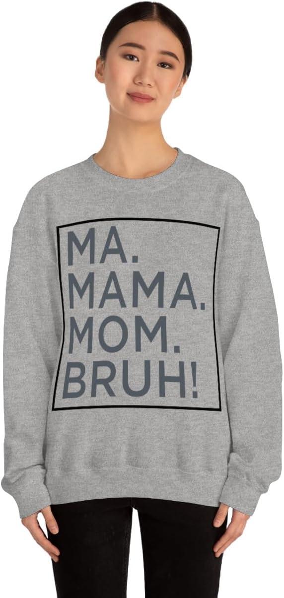 imageMa Mama Mom Bruh SweatshirtSport Grey