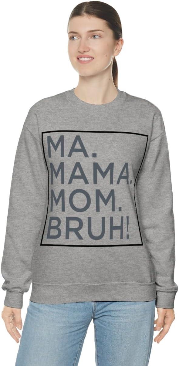 imageMa Mama Mom Bruh SweatshirtSport Grey