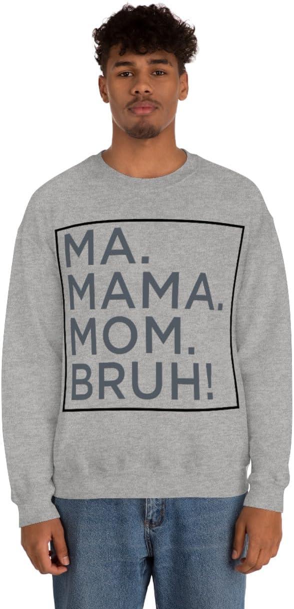imageMa Mama Mom Bruh SweatshirtSport Grey