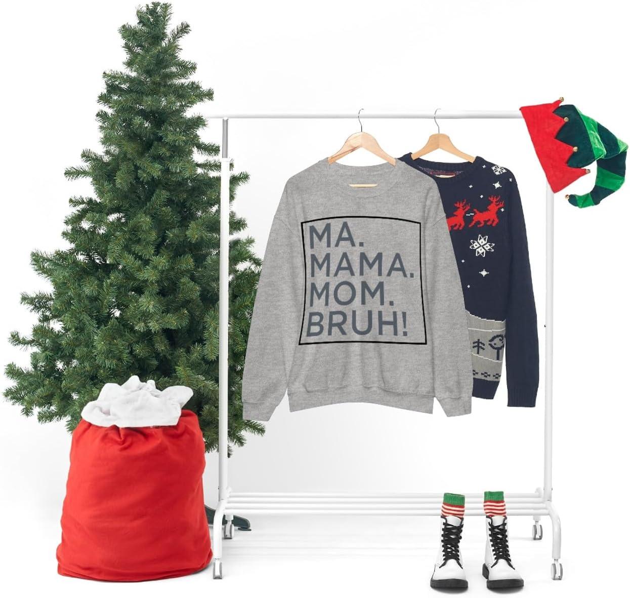 imageMa Mama Mom Bruh SweatshirtSport Grey