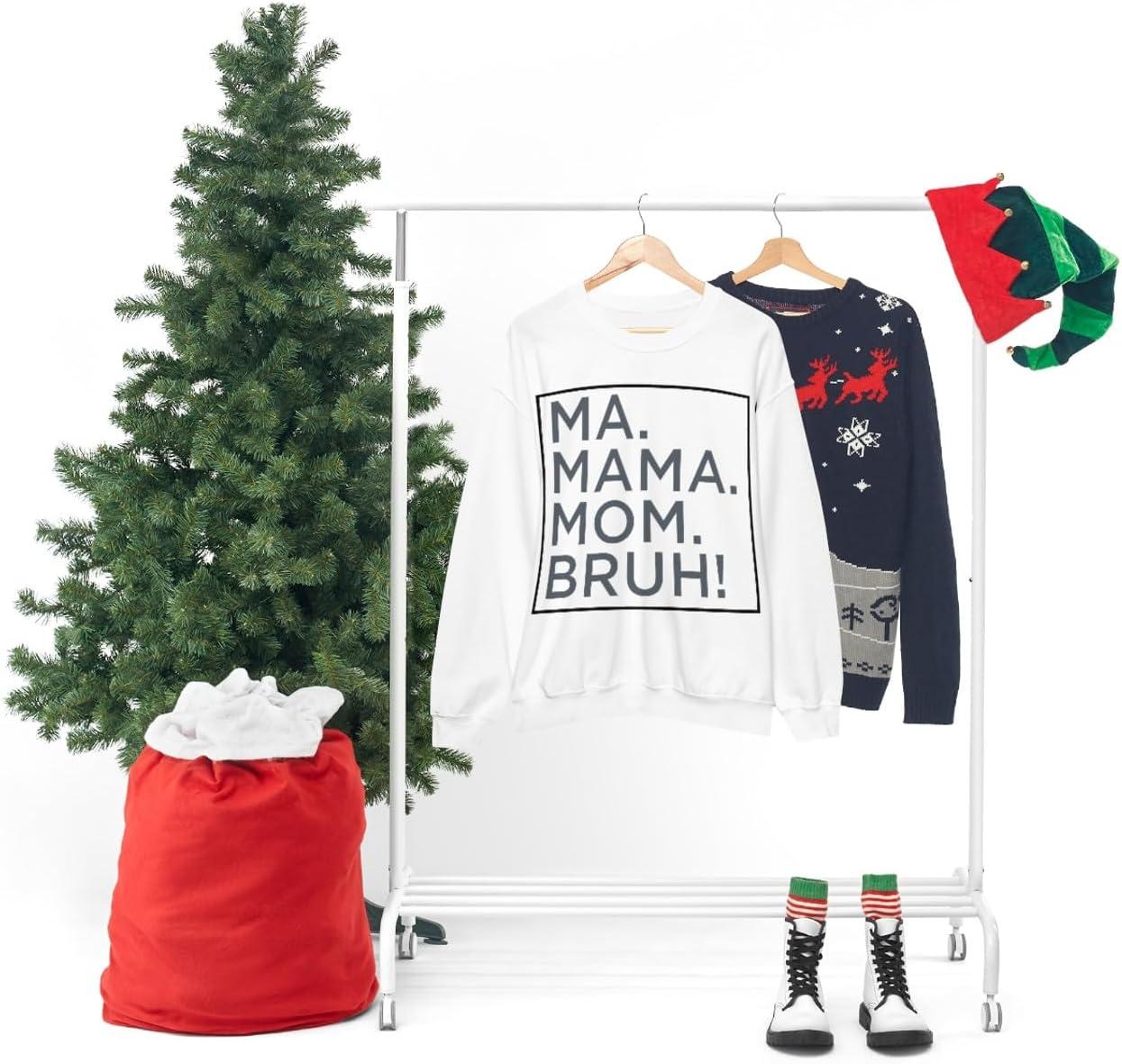 imageMa Mama Mom Bruh SweatshirtWhite