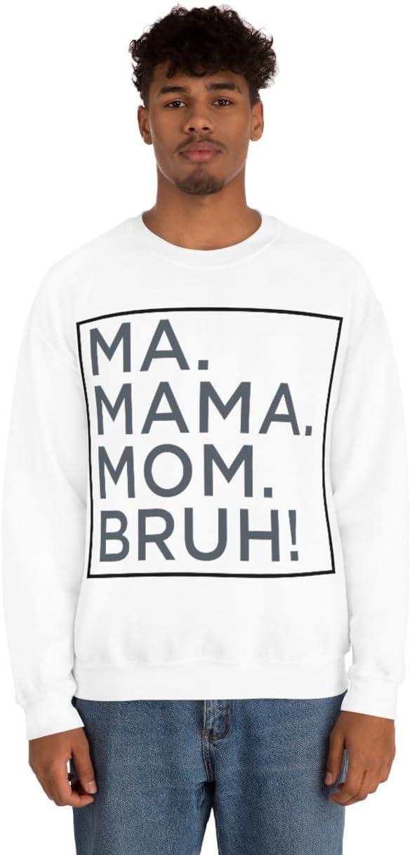 imageMa Mama Mom Bruh SweatshirtWhite