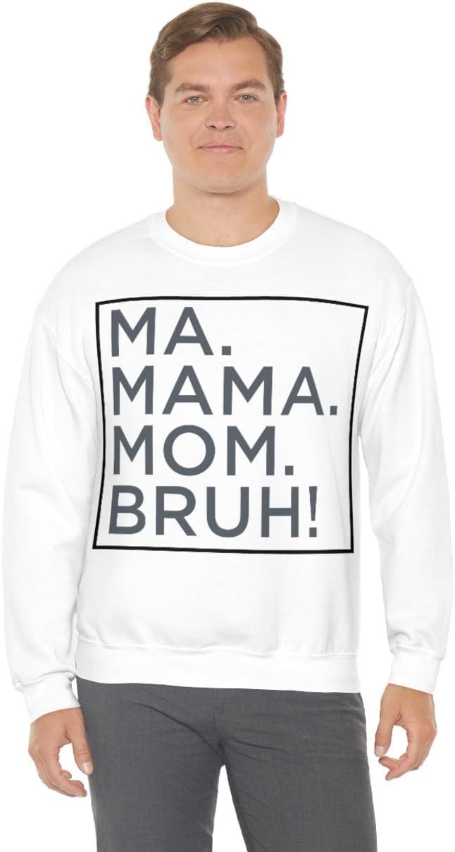 imageMa Mama Mom Bruh SweatshirtWhite