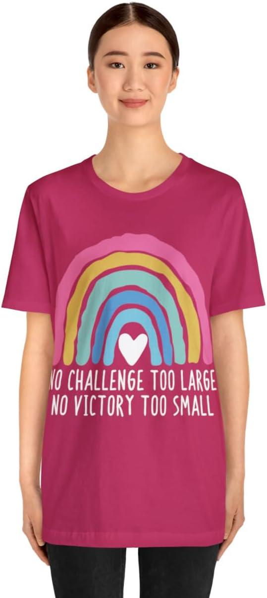 imageNo Challenge Too Large Unisex Jersey Short Sleeve TeeBerry