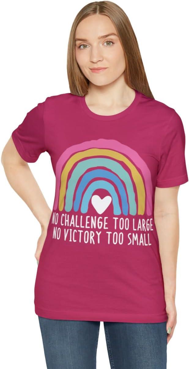 imageNo Challenge Too Large Unisex Jersey Short Sleeve TeeBerry